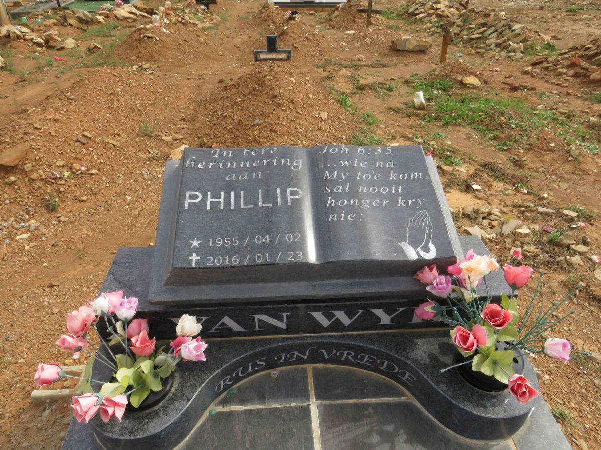 WYK Philip, van 1955-2021