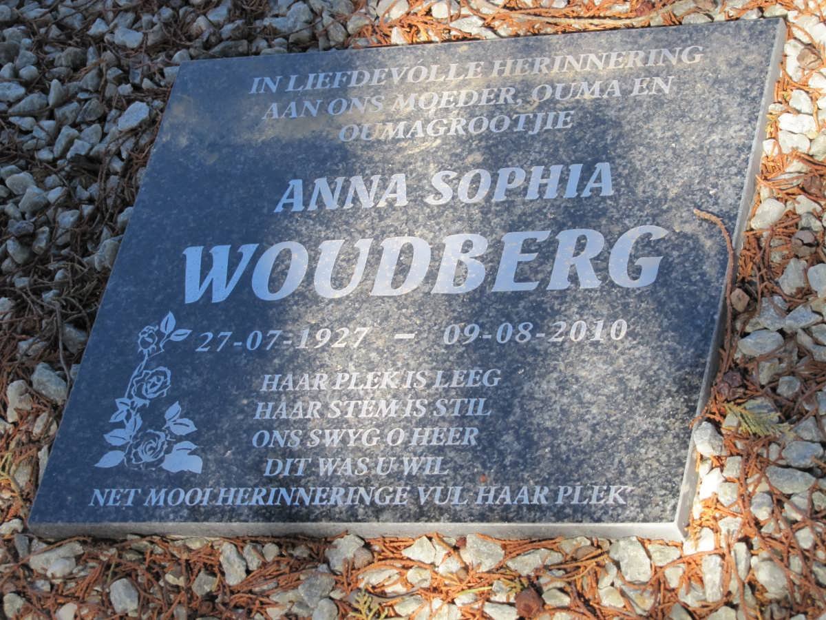 WOUDBERG Anna Sophia 1927-2010