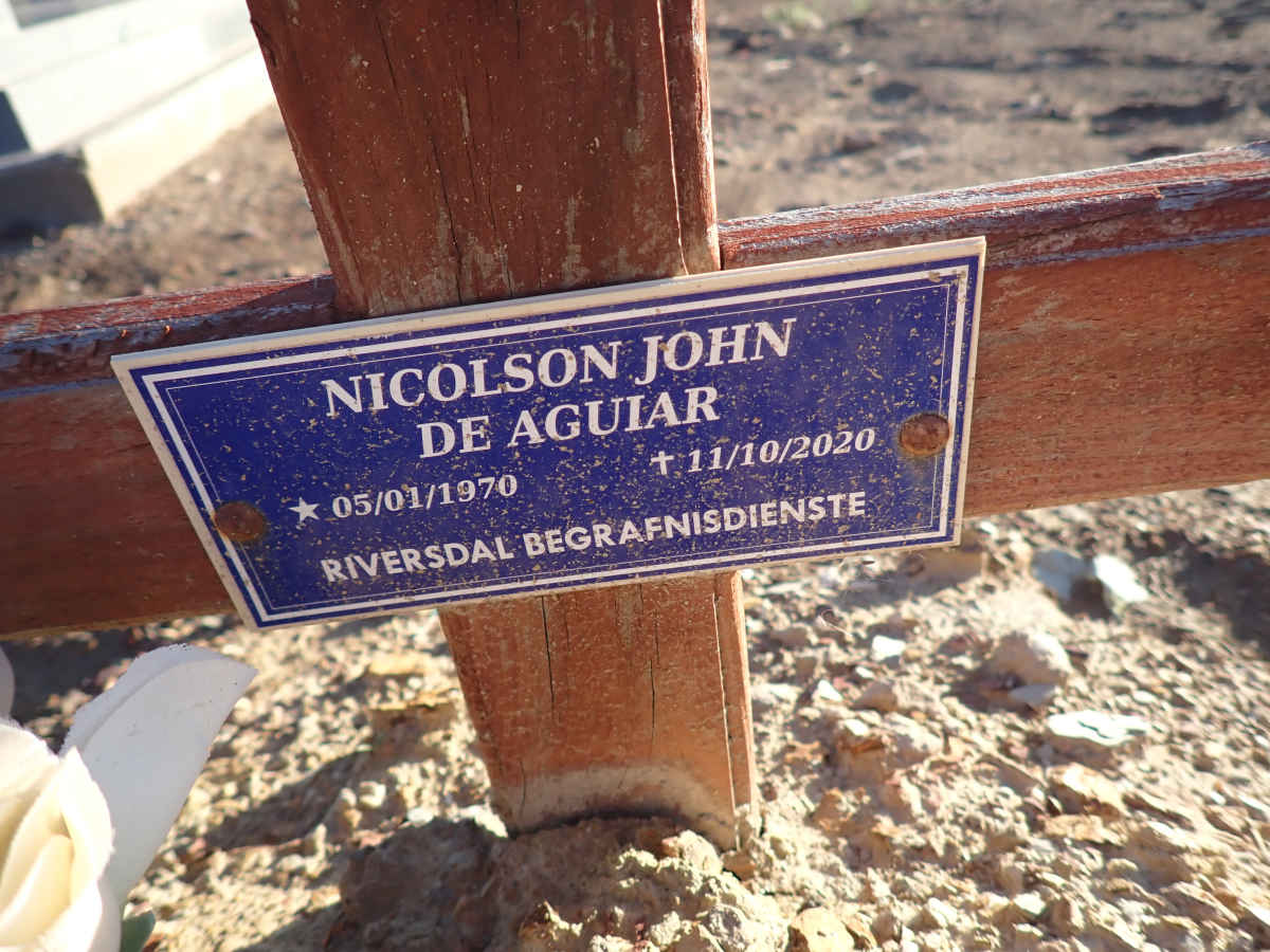 AGUIAR Nicolson John, de 1970-2020