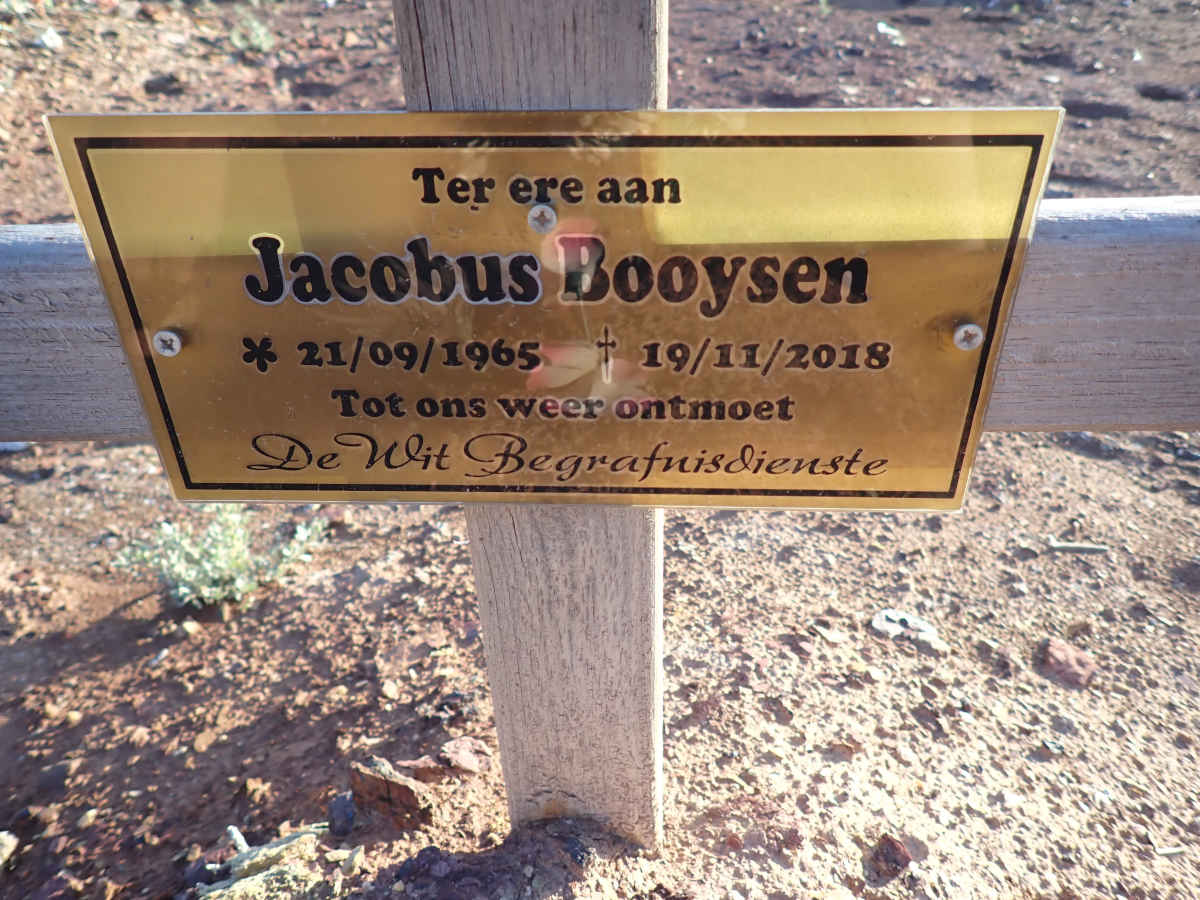 BOOYSEN Jacobus 1965-2018