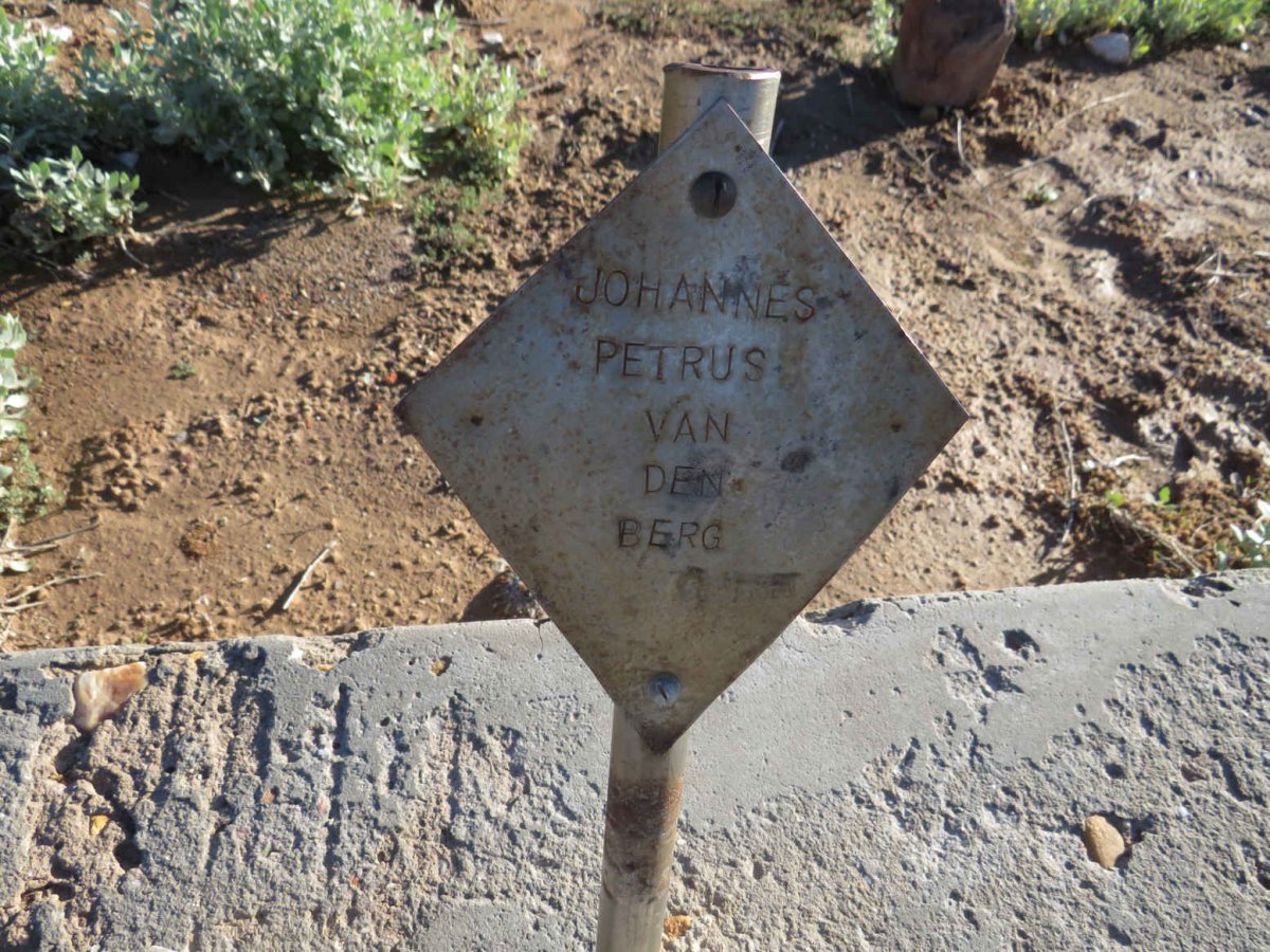 BERG Johannes Petrus, van den 