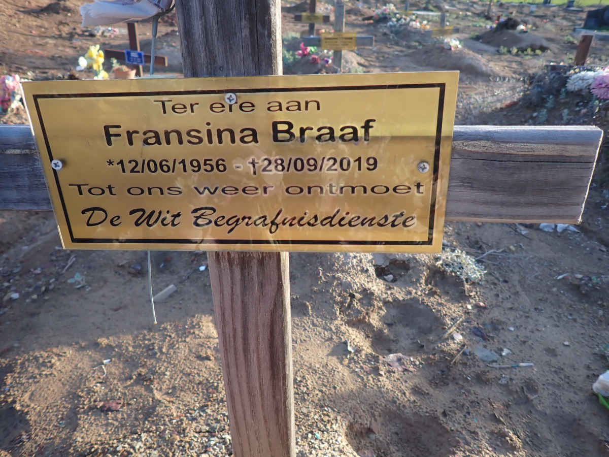 BRAAF Fransina 1956-2019