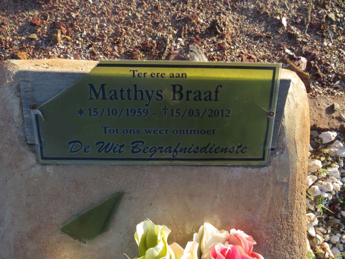 BRAAF Matthys 1959-2012