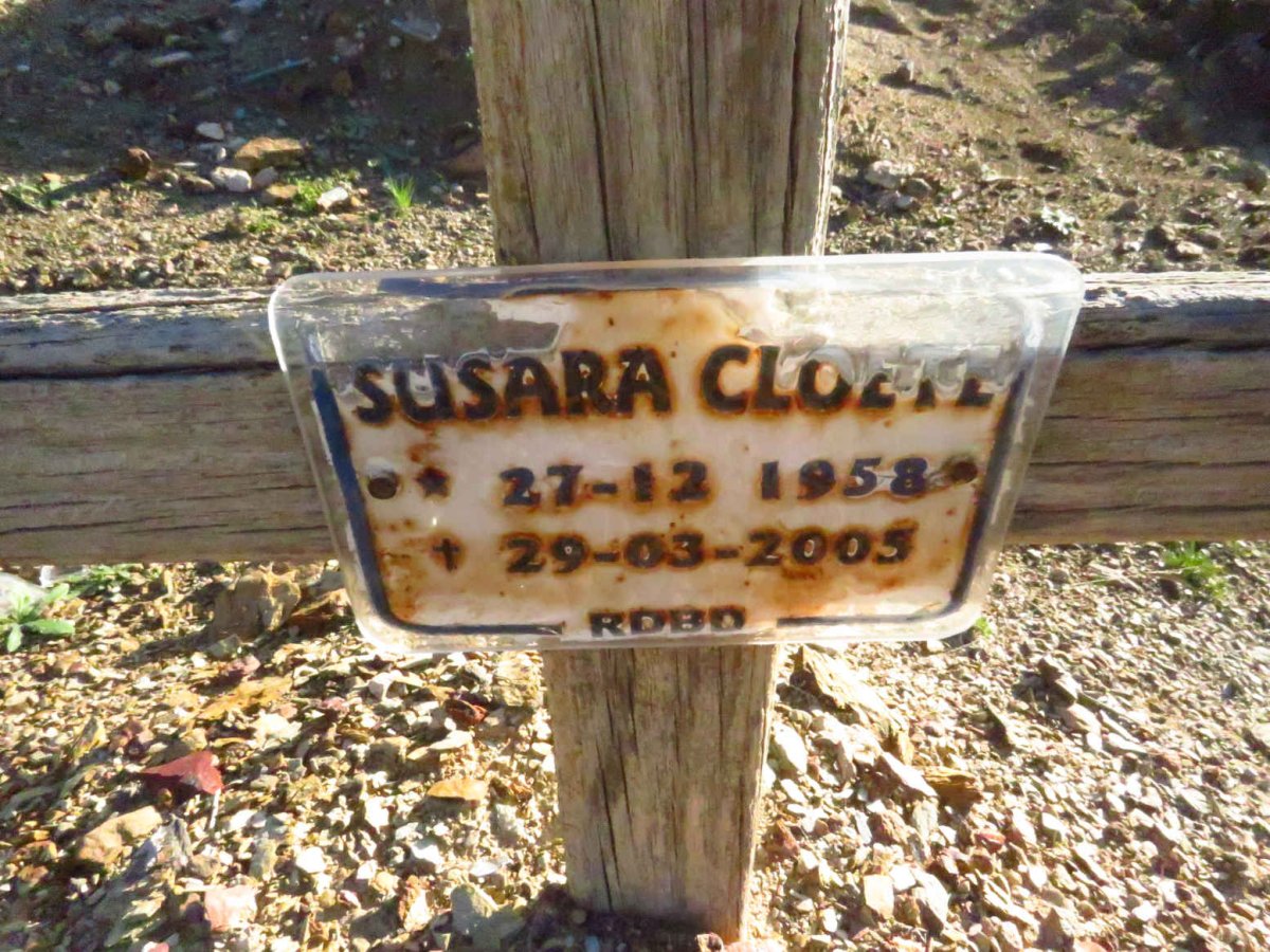 CLOETE Susara 1958-2005