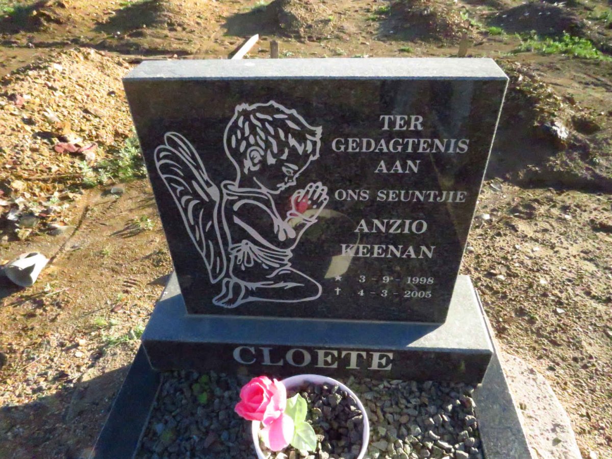 CLOETE Anzio Keenan 1998-2005
