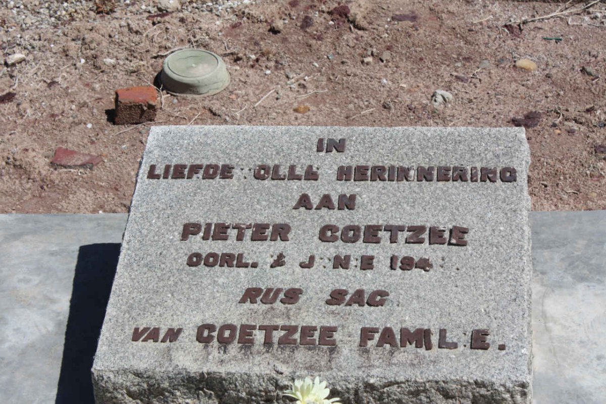 COETZEE Pieter -194?