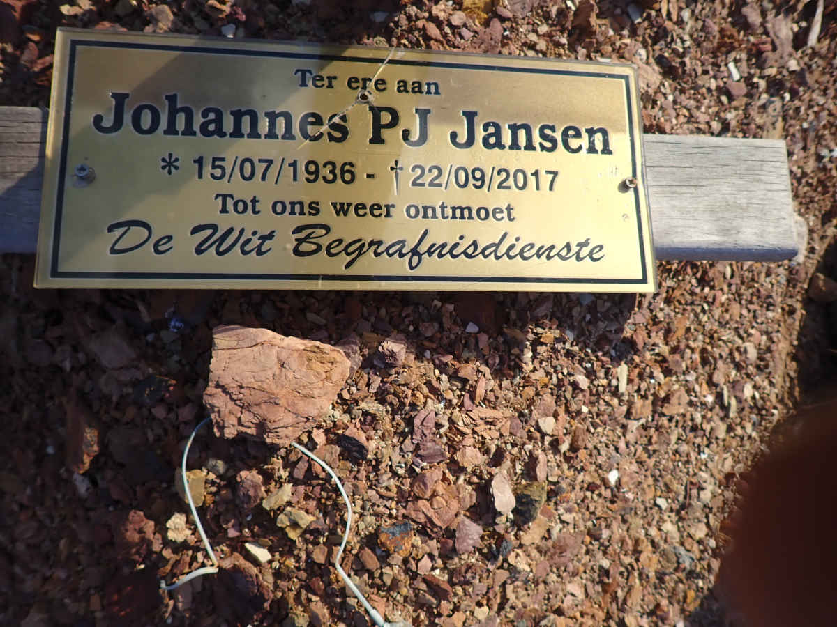JANSEN Johannes P. J. 1936-2017