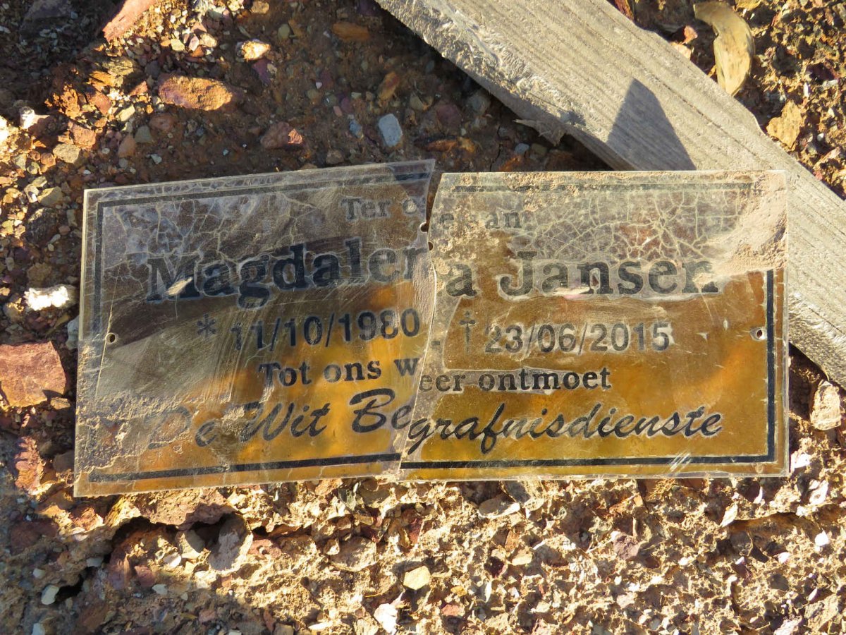 JANSEN Magdalena 1980-2015