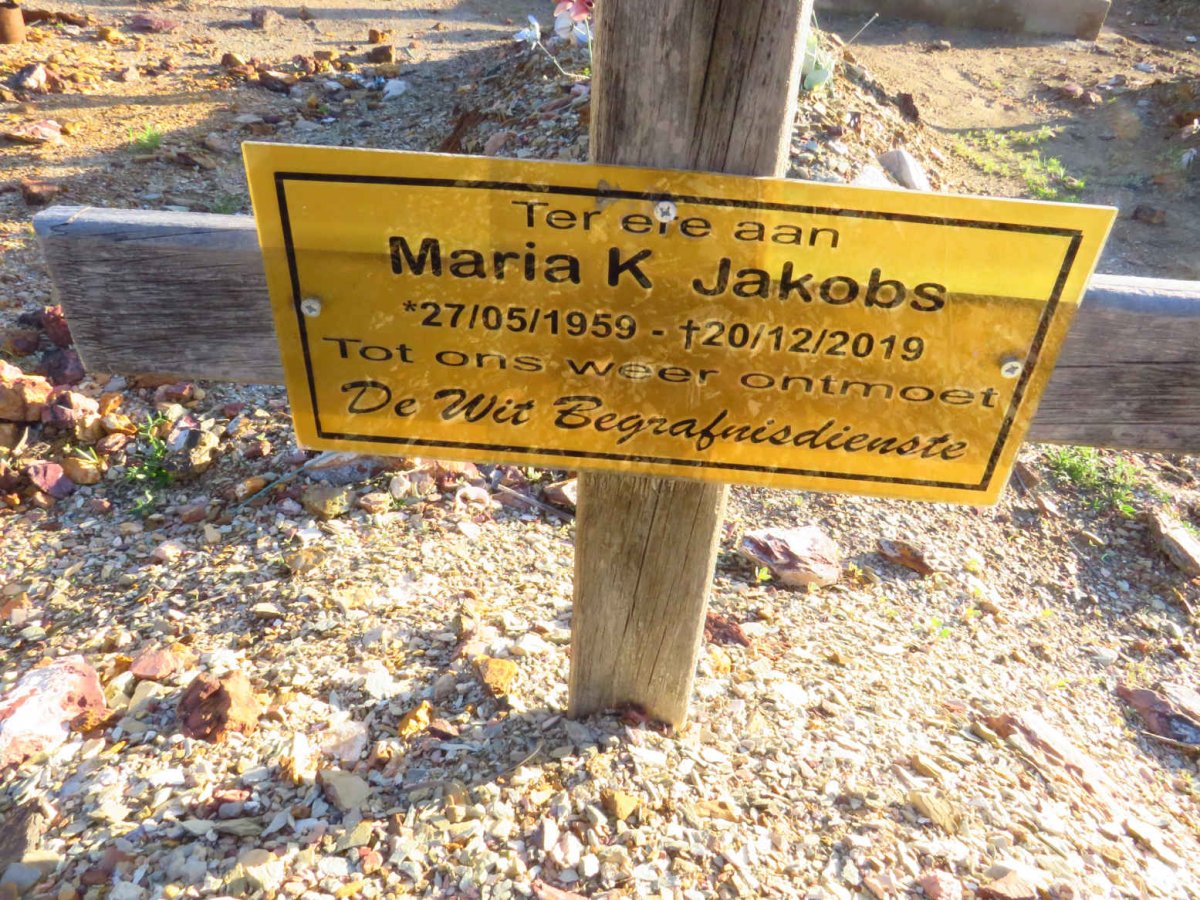 JAKOBS Maria K. 1959-2019