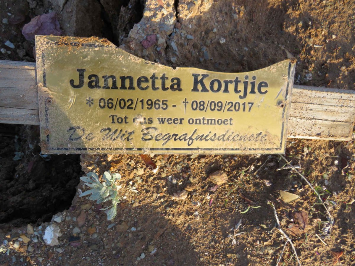 KORTJIE Jannetta 1965-2017
