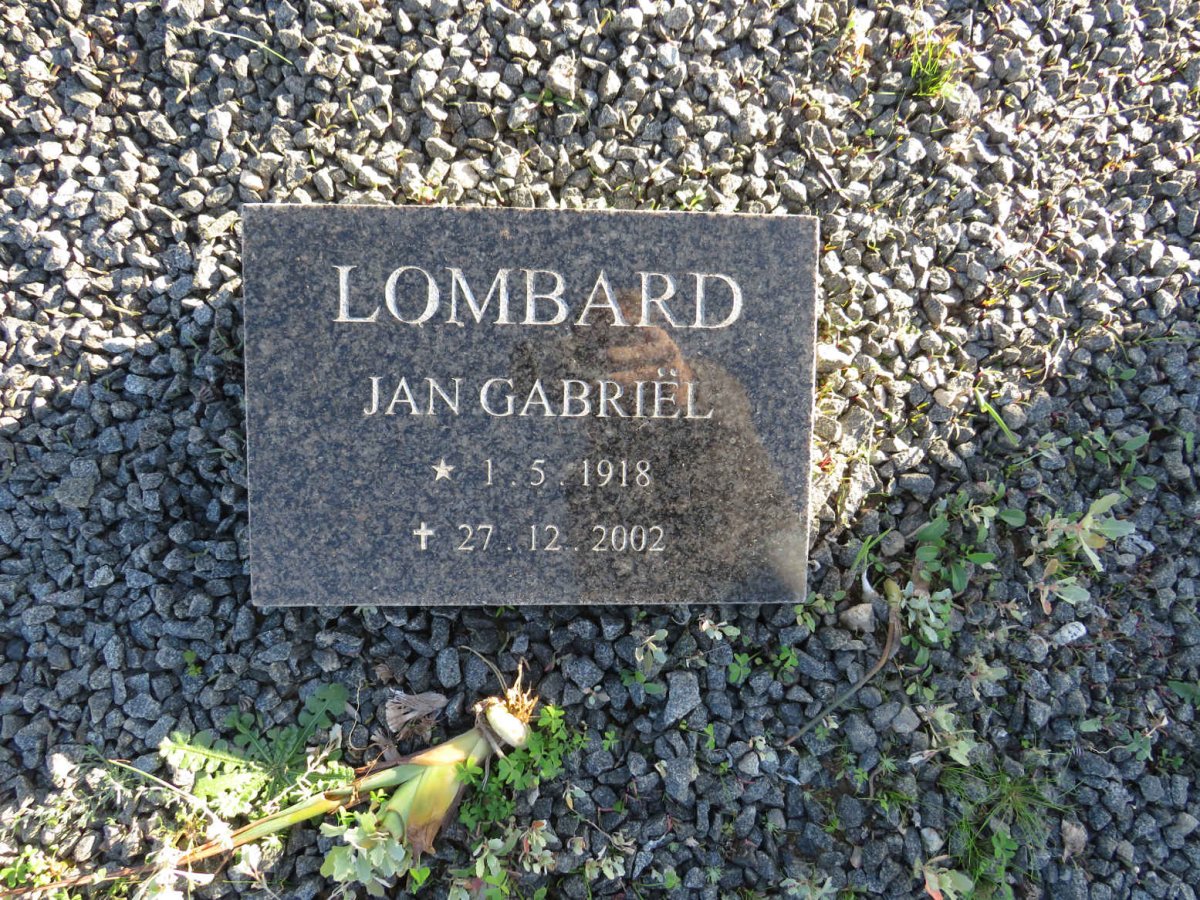 LOMBARD Jan Gabriel 1918-2002