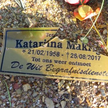 MAKRIGA Katarina 1958-2017