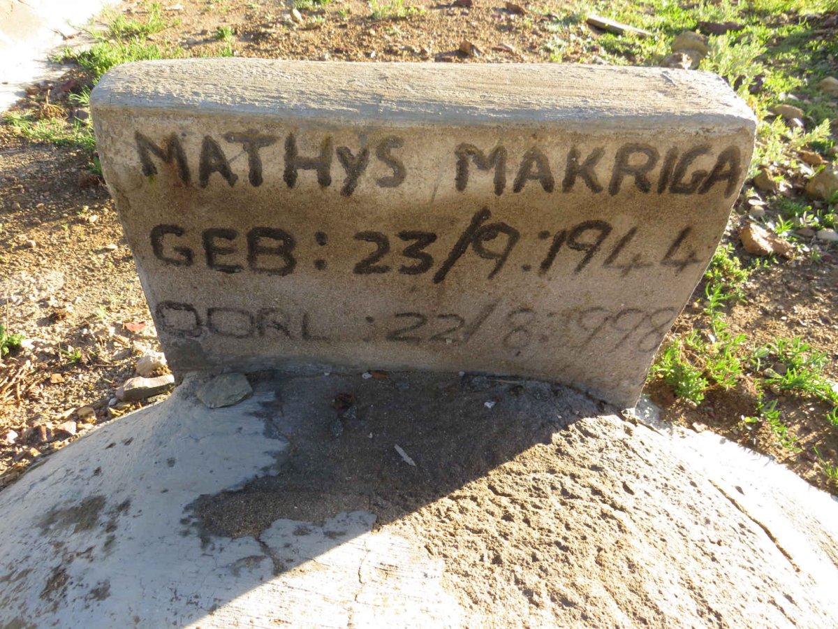 MAKRIGA Mathys 1944-1998