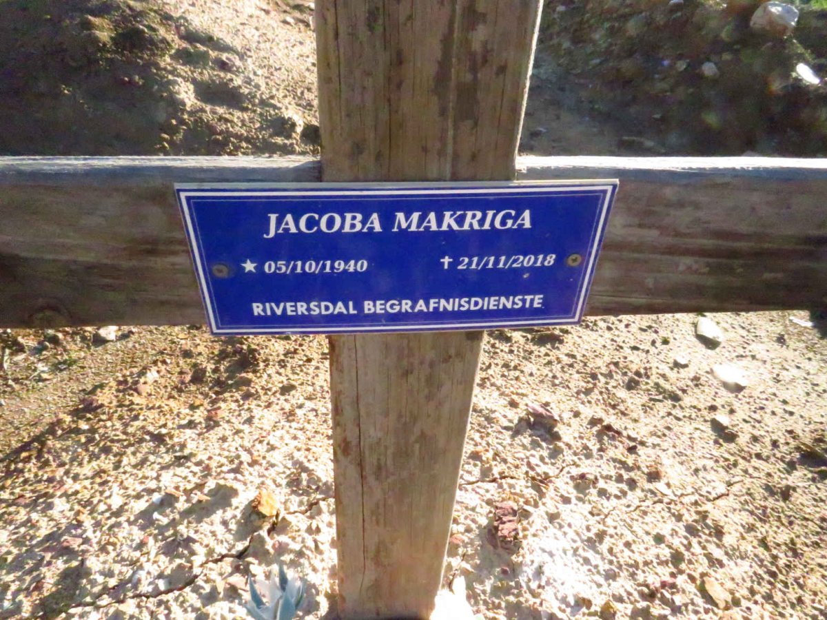 MAKRIGA Jacoba 1940-2018