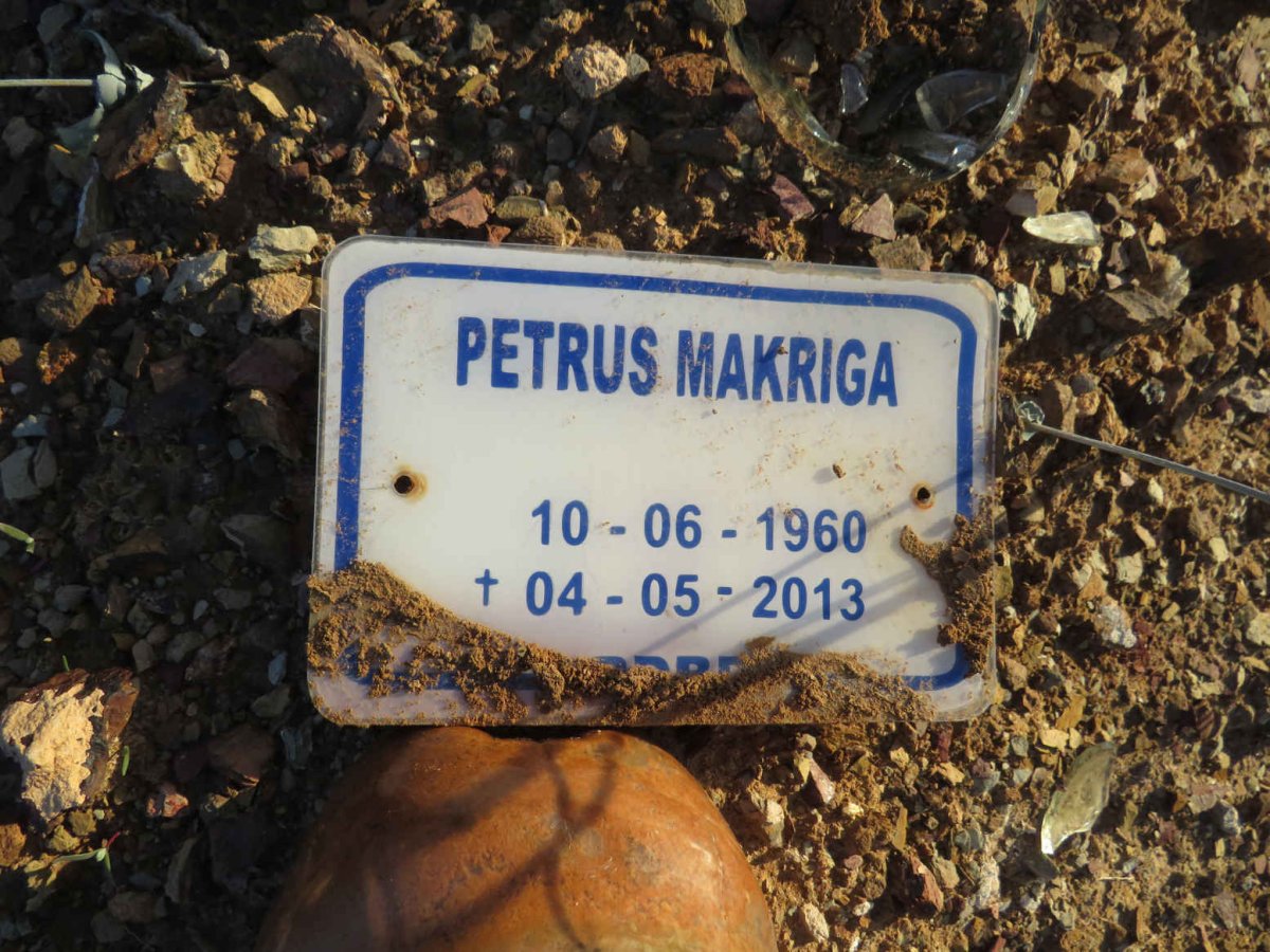 MAKRIGA Petrus 1960-2013