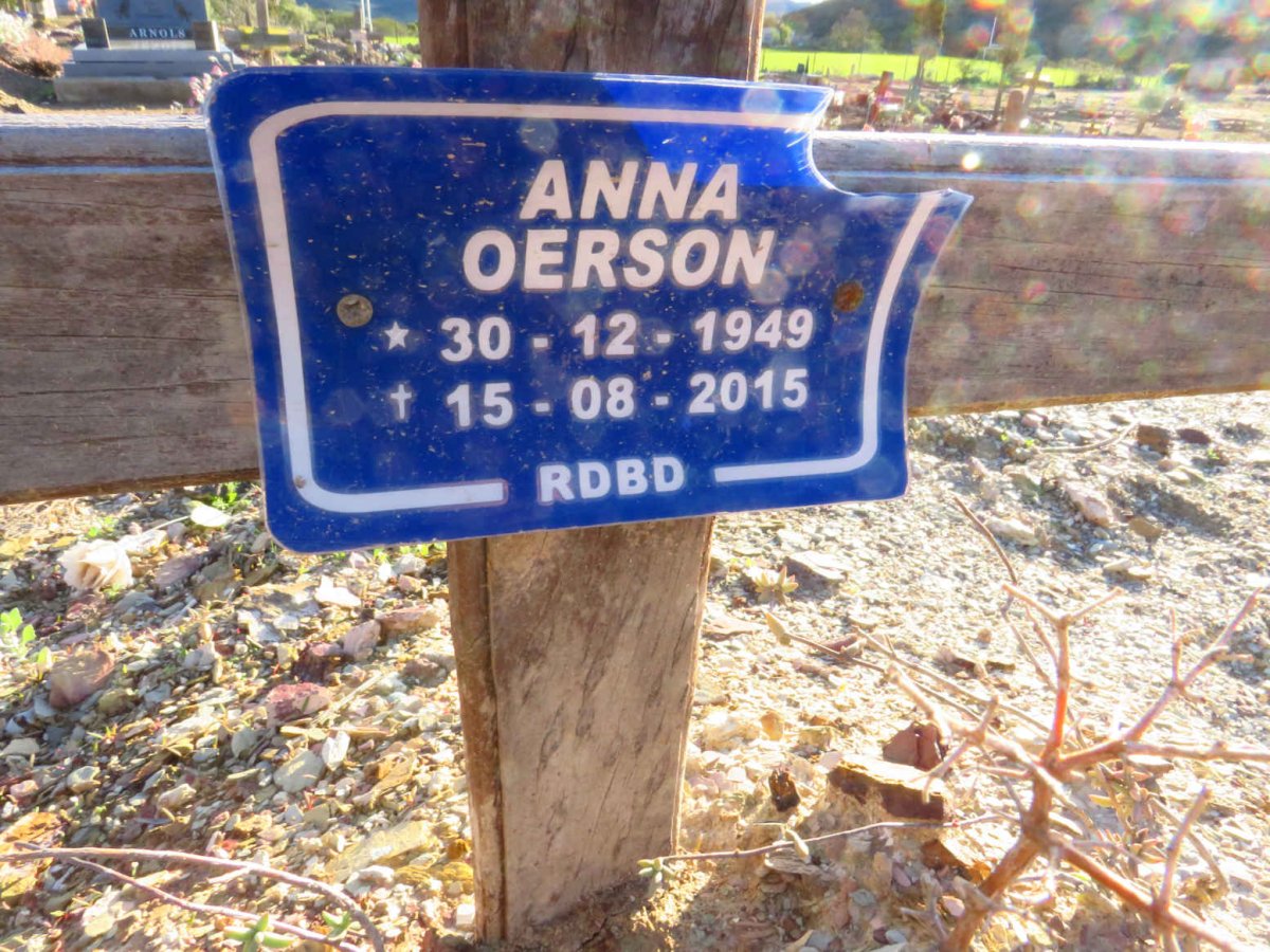 OERSON Anna 1949-2015