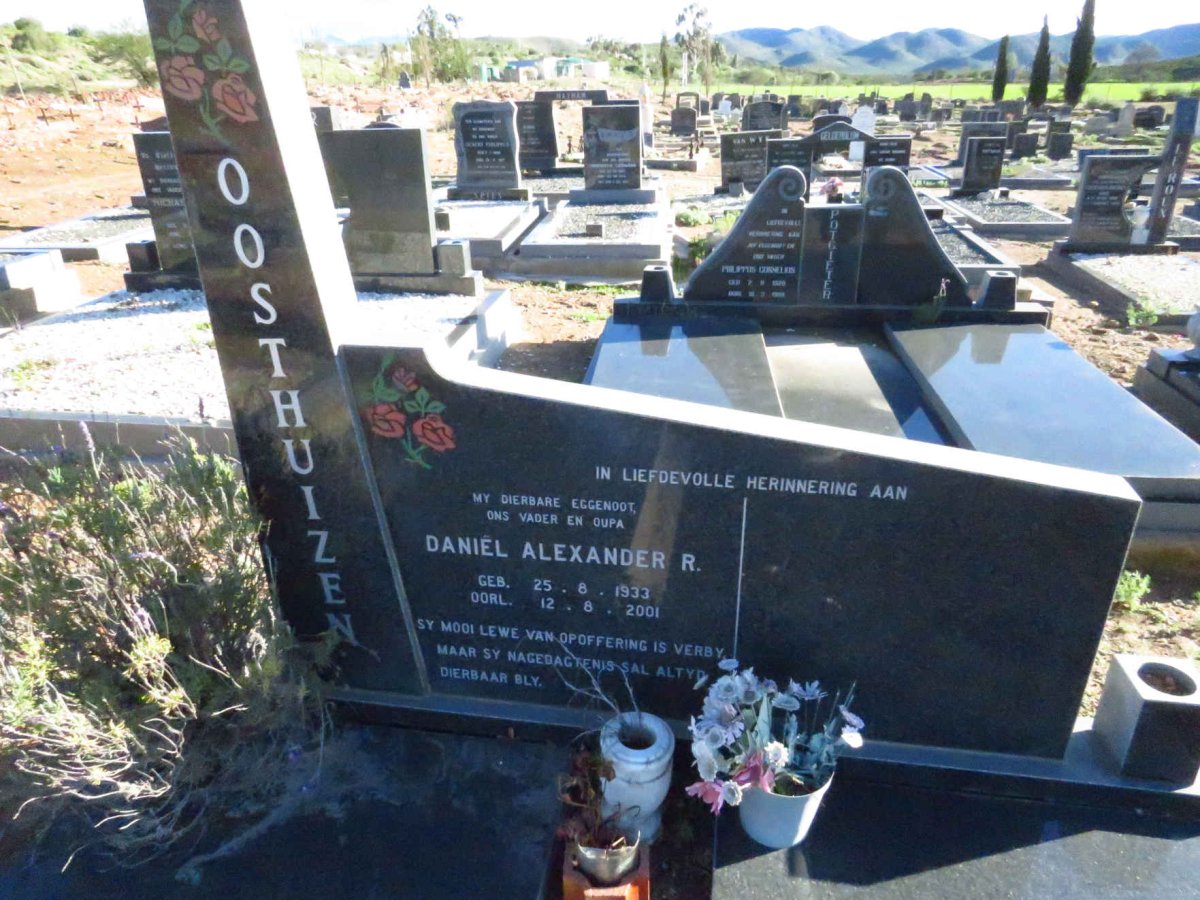 OOSTHUIZEN Daniel Alexander R. 1933-2001