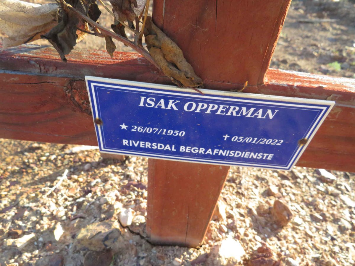 OPPERMAN Isak 1950-2022