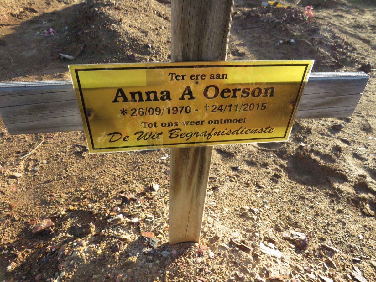 OERSON Anna A. 1970-2015 