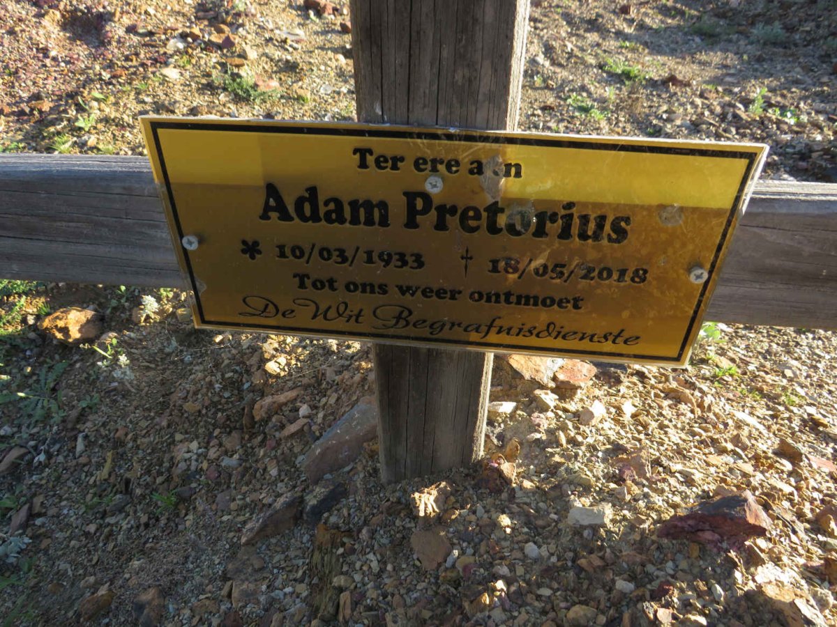 PRETORIUS Adam 1933-2018