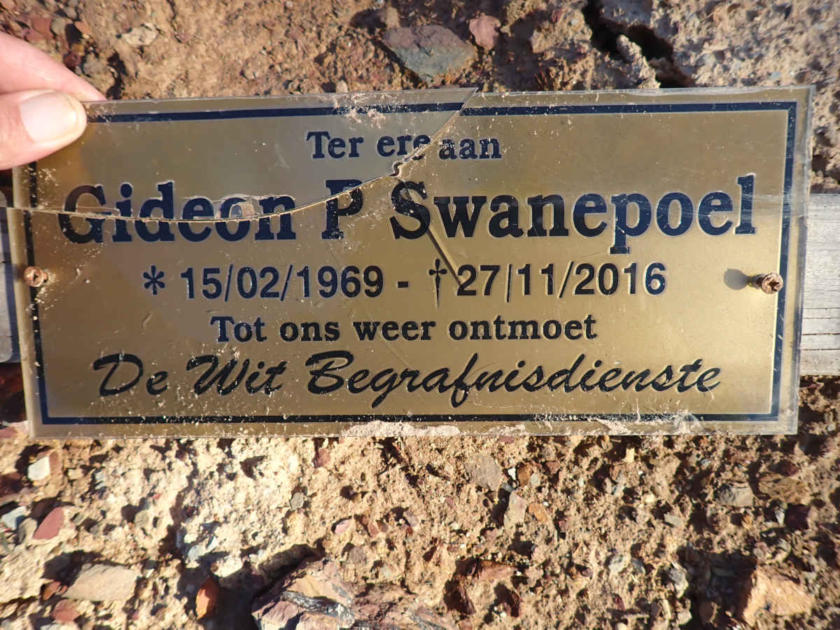 SWANEPOEL Gideon P. 1969-2016