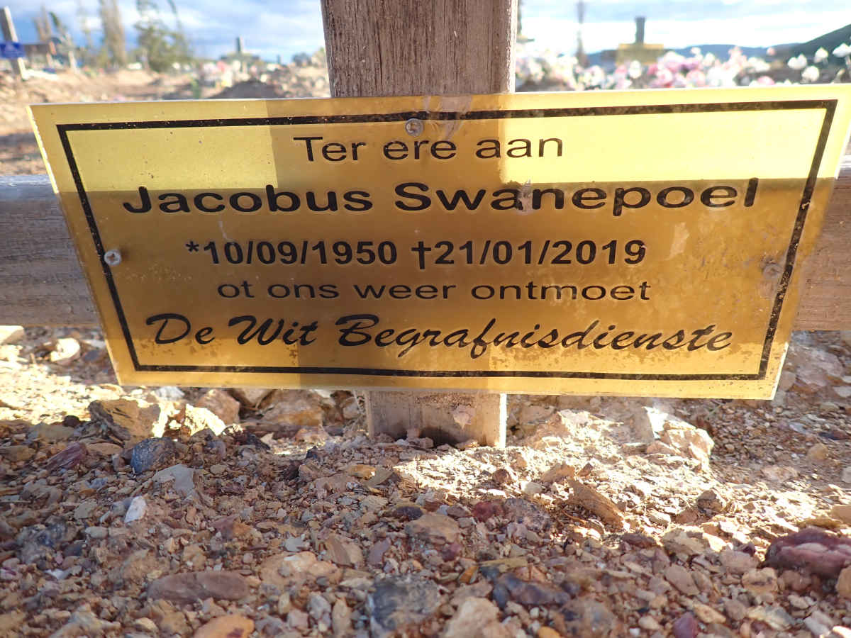 SWANEPOEL Jacobus 1950-2019