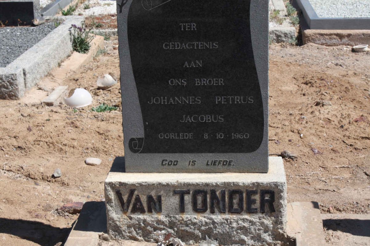 TONDER Johannes Petrus Jacobus -1960