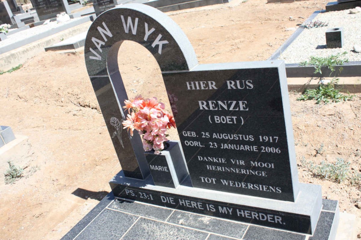 WYK Renze, van 1917-2006