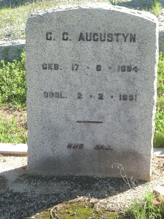 AUGUSTYN G.C. 1894-1961