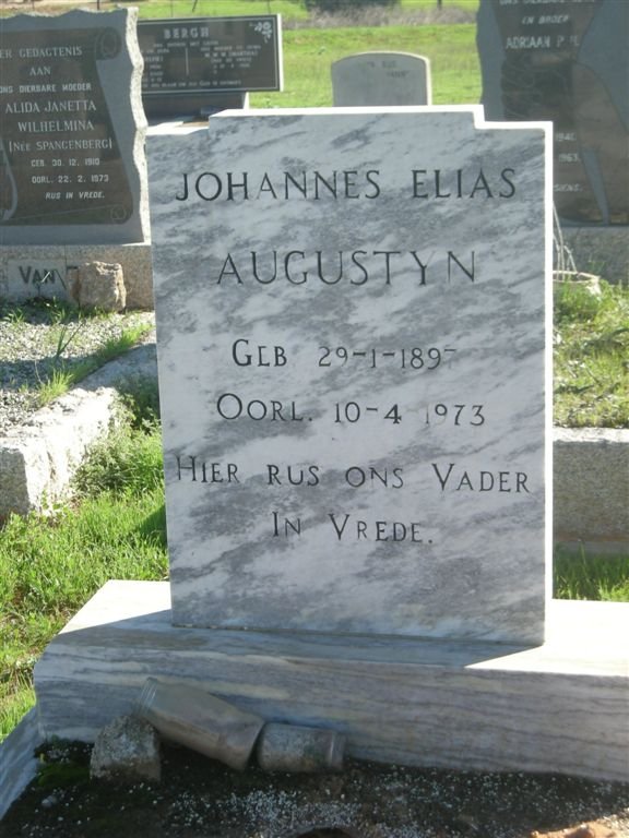 AUGUSTYN Johannes Elias 1897-1973