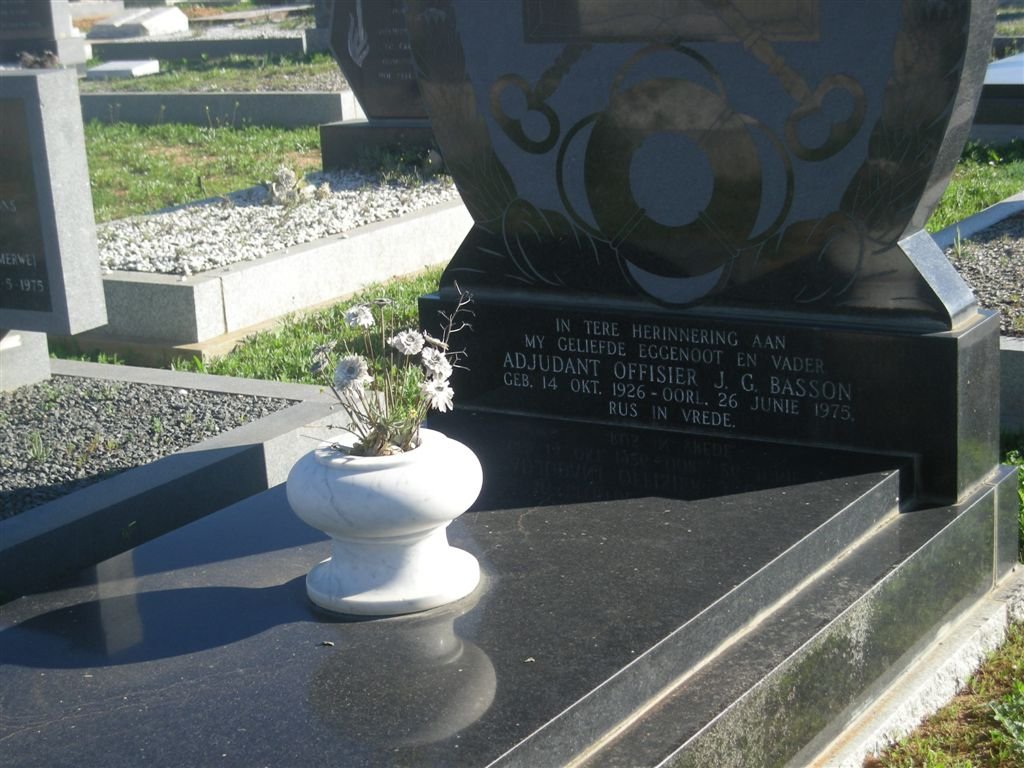BASSON J.G. 1926-1975