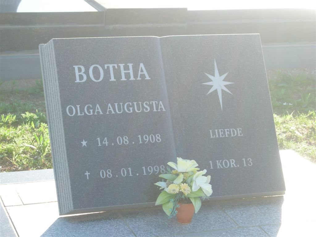 BOTHA Olga Augusta 1908-1998