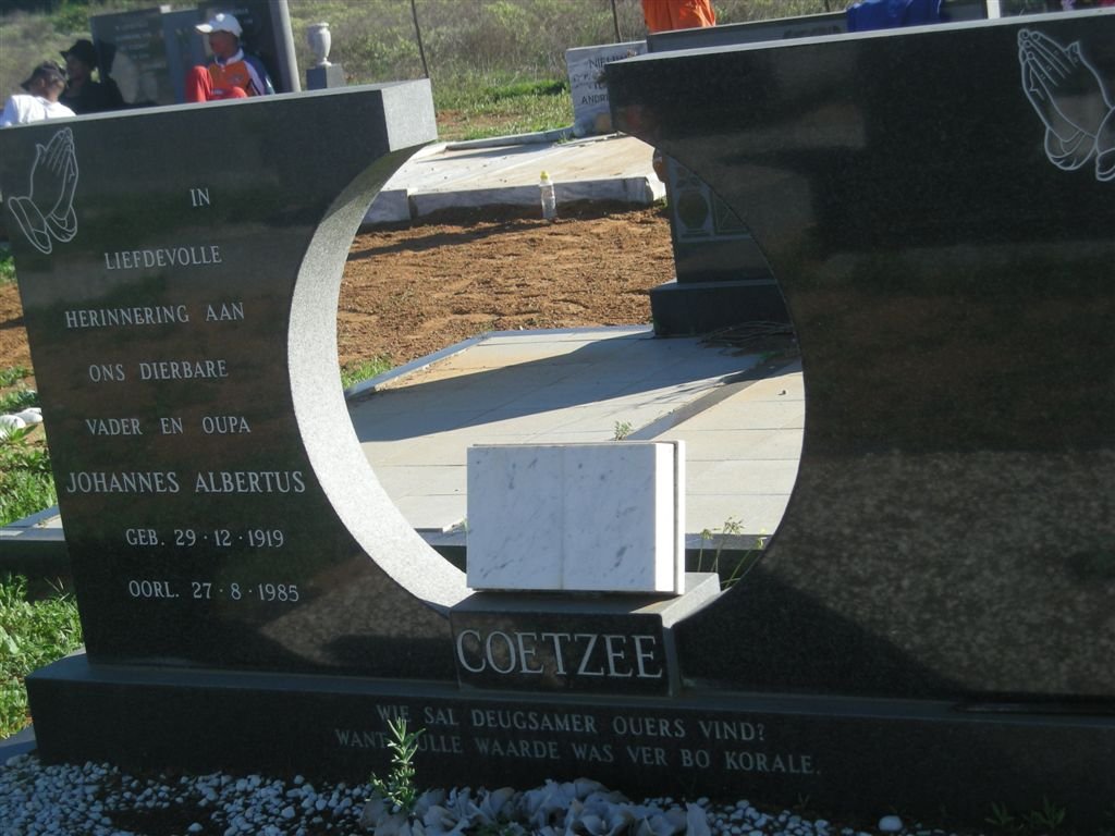 COETZEE Johannes Albertus 1919-1985