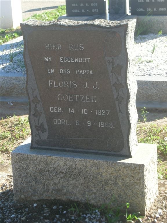 COETZEE Floris J.J. 1927-1968