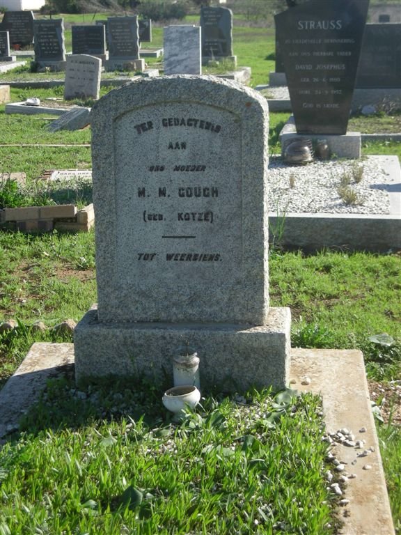 GOUCH M.M. nee KOTZE