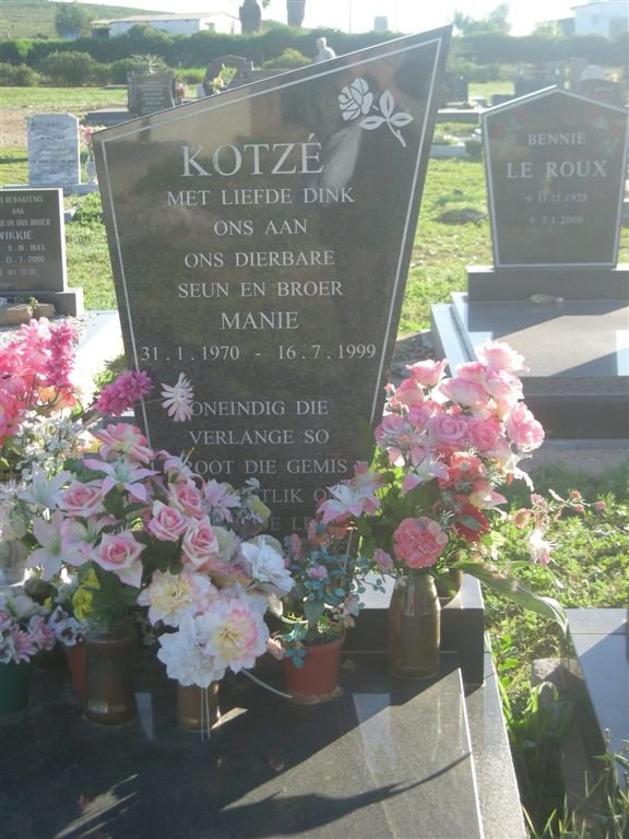 KOTZE Manie 1970-1999