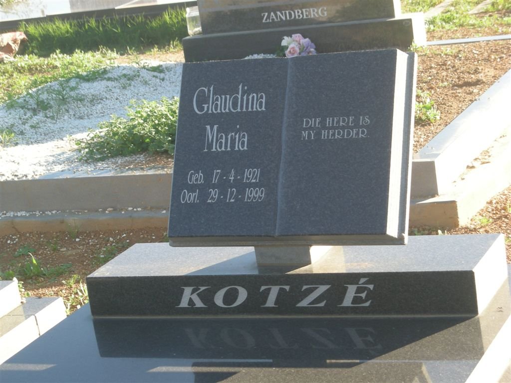 KOTZE Glaudina Maria 1921-1999