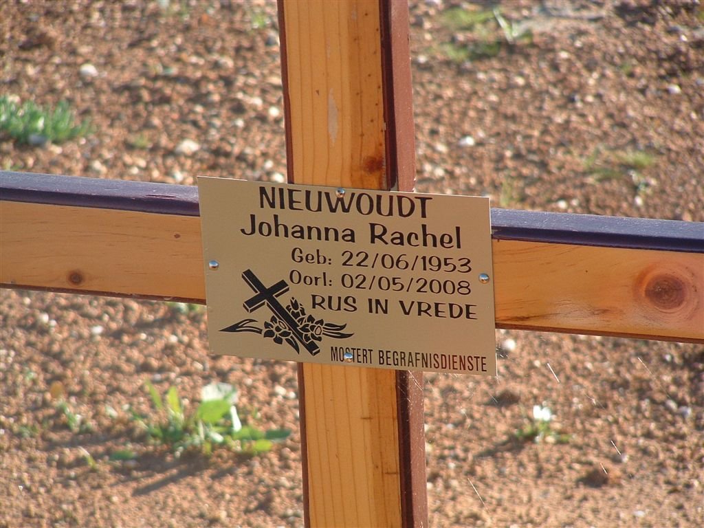 NIEUWOUDT Johanna Rachel 1953-2008