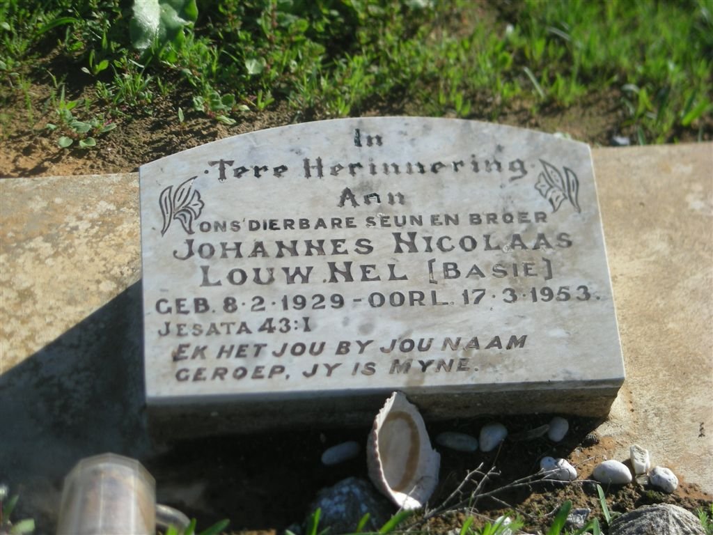 NEL Johannes Nicolaas Louw 1929-1953