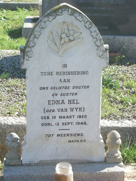 NEL Edna nee VAN WYK 1920-1948_1