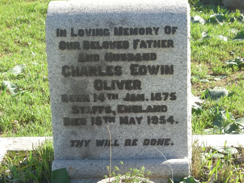 OLIVER Charles Edwin 1875-1954