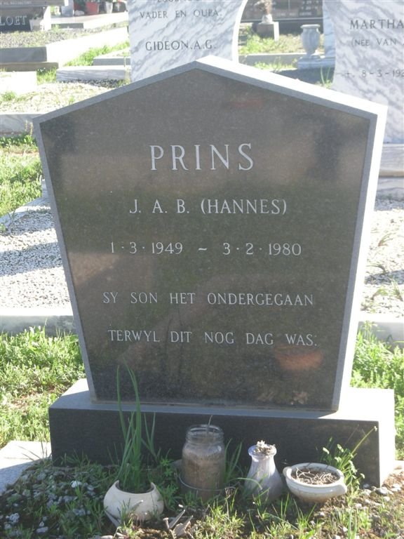 PRINS J.A.B. 1949-1980