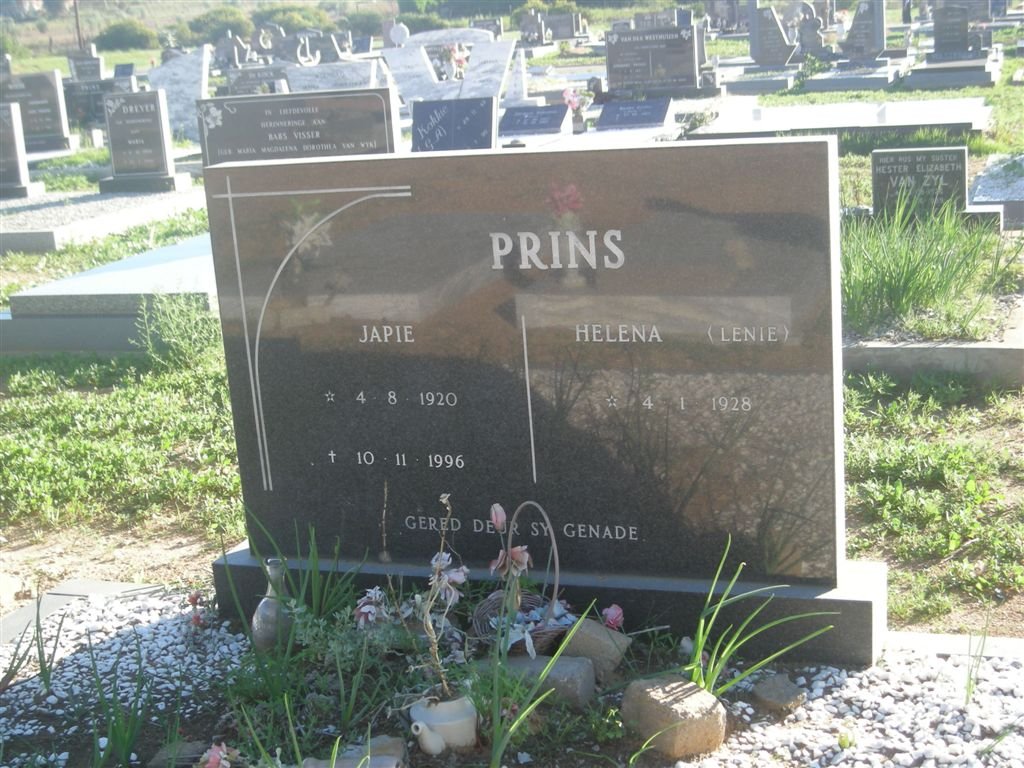 PRINS Japie 1920-1996 &amp; Helena 1928-