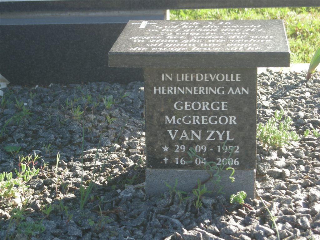ZYL George McGregor, van 1952-2006