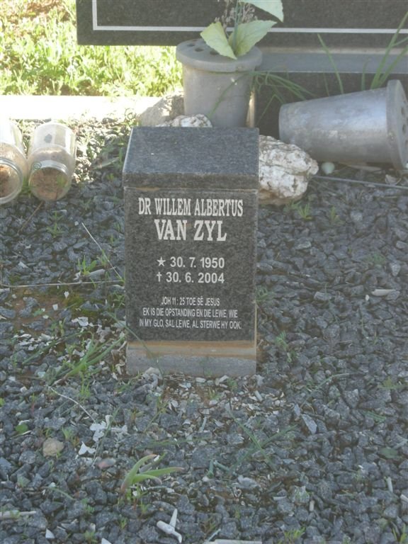 ZYL Willem Albertus, van 1950-2004