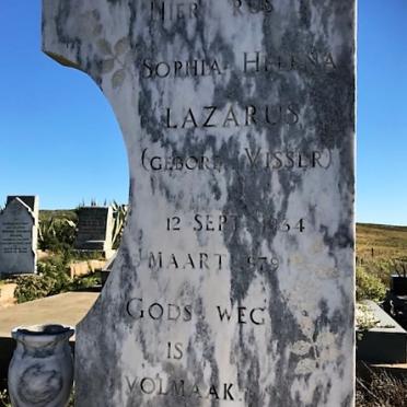 LAZARUS Sophia Helena nee VISSER 1934-1979