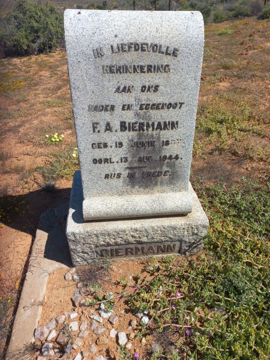 BIERMANN F.A. 1886-1944