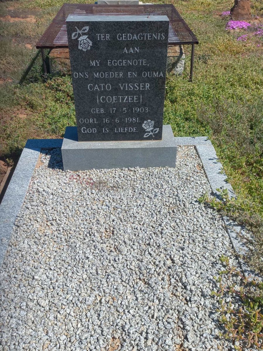 VISSER Cato nee COETZEE 1903-1981