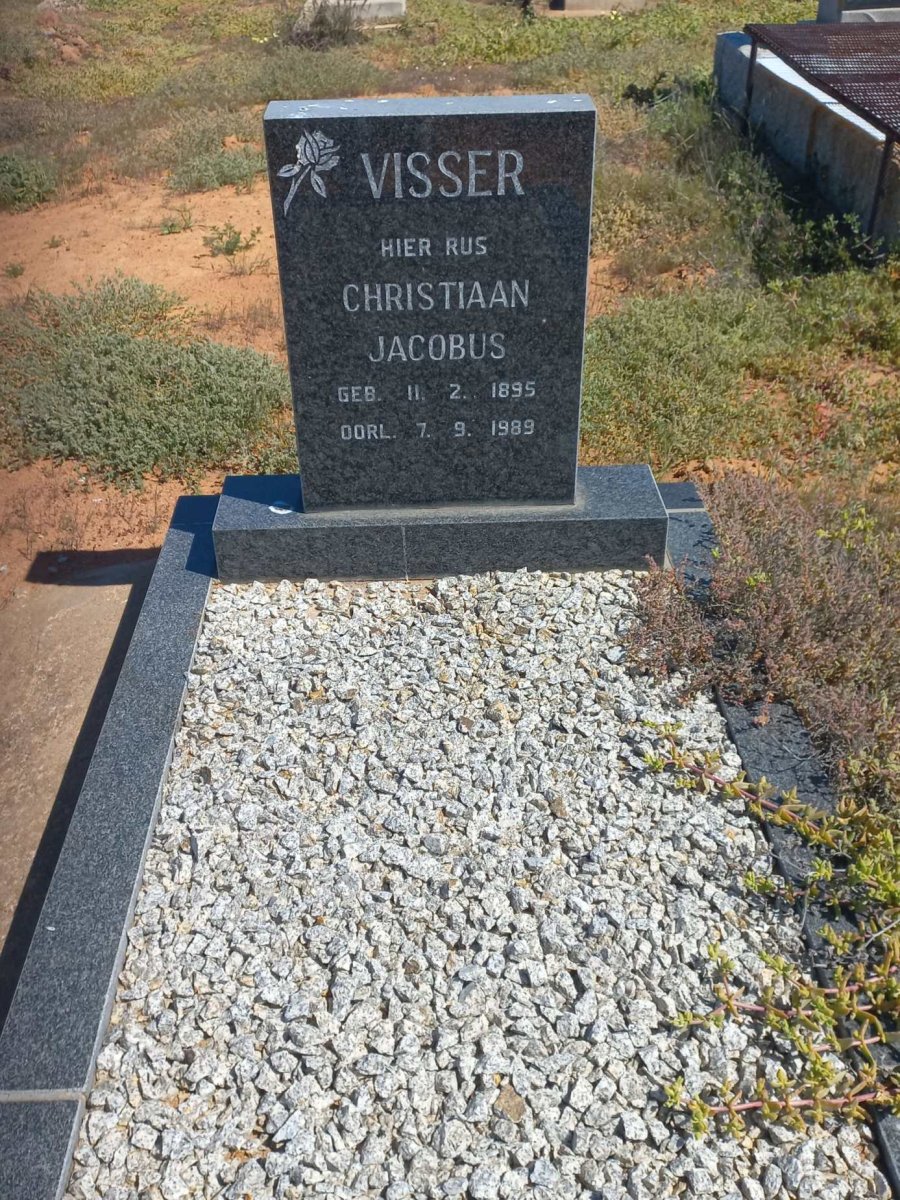 VISSER Christiaan Jacobus 1895-1989