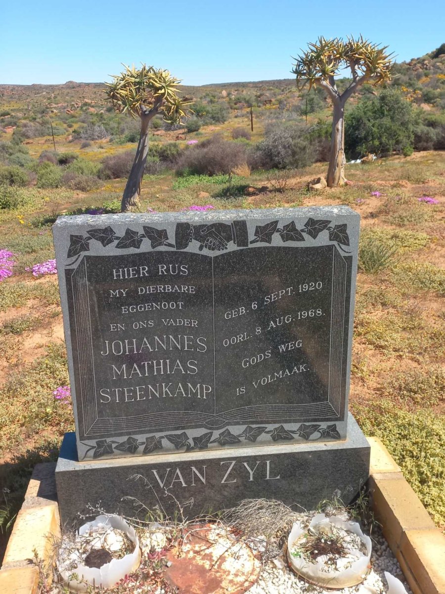 ZYL Johannes Mathias Steenkamp, van 1920-1968